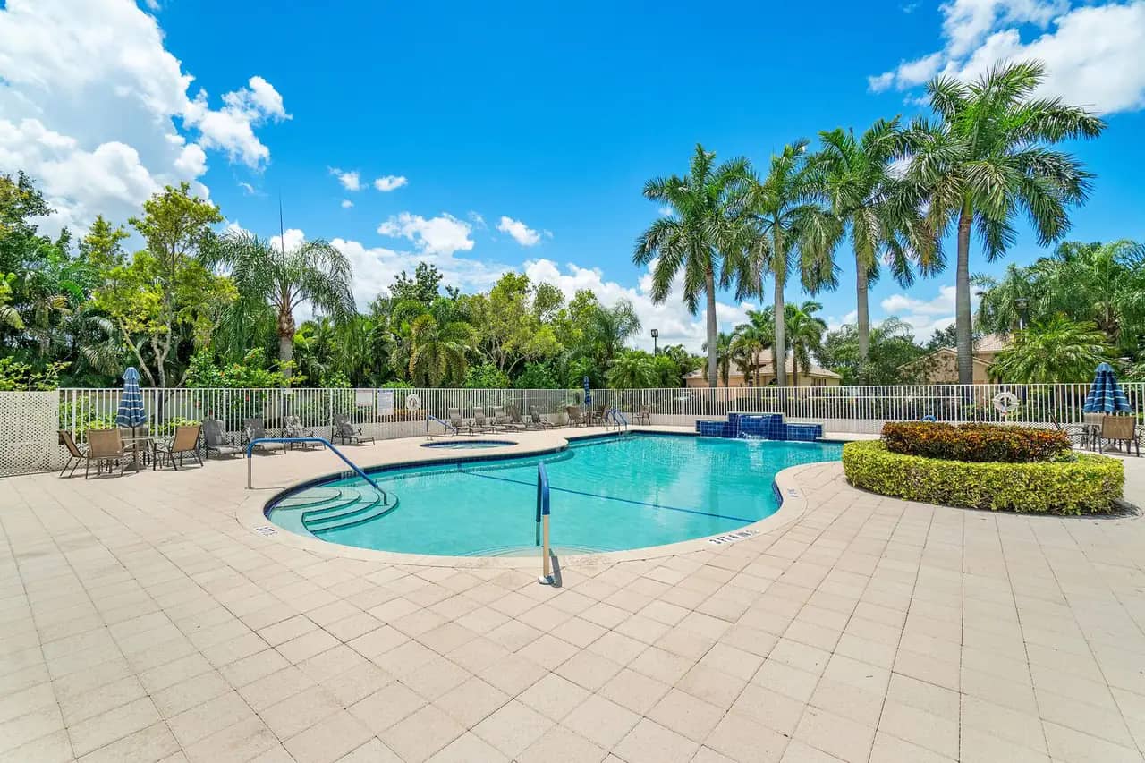 Palladium community pool and spa — a shared amenity, not part of this home